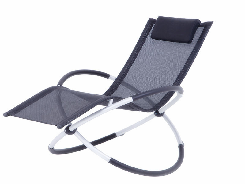 Foldable aluminum rocking chair