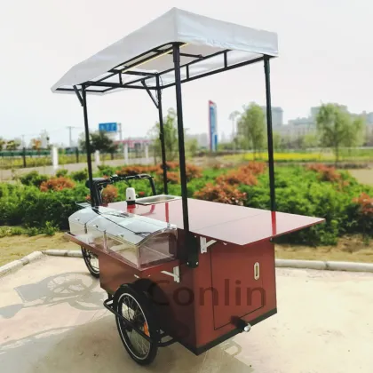 Wholesale Mobile Coffee Bike and Dessert E-Bike for Sale