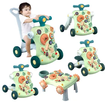CE Certified China Factory New Design High-Quality Toddler Cart with Eco-Friendly PP Frame and Strong Baby Walker