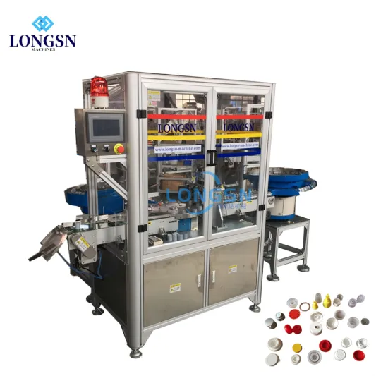 Automatic Flip-Top Oil Cap Combination Closing Machine for Plastic Cap Assembly