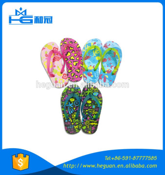 children flip flops pvc transparent strap