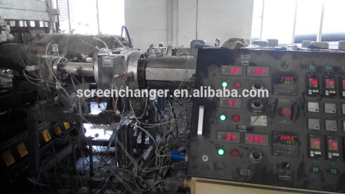 RFQ single plate screen changer for drip water tube extrusion
