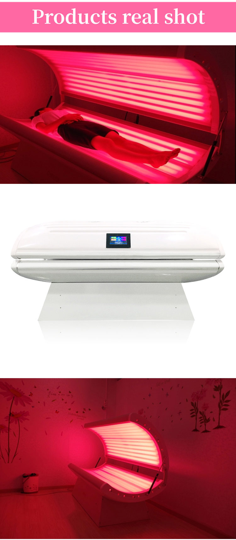 Spa Salon Equipment Collagen Red Light Therapy Bed