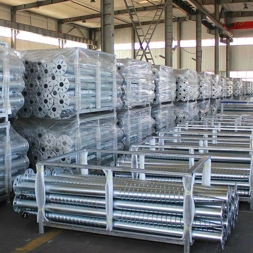 U-Profile Ground Screw Steel Spiral Ground Screw Piles Factory