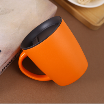 304 SSdouble wall vacuum travel cup with handle