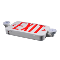 Slim LED EMERGENCY EXIT Combo with Twin Heads