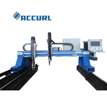 Accurl PS2516 Gerçek Delik HPR800XD CNC Plazma Eğimi Kesme Makinesi