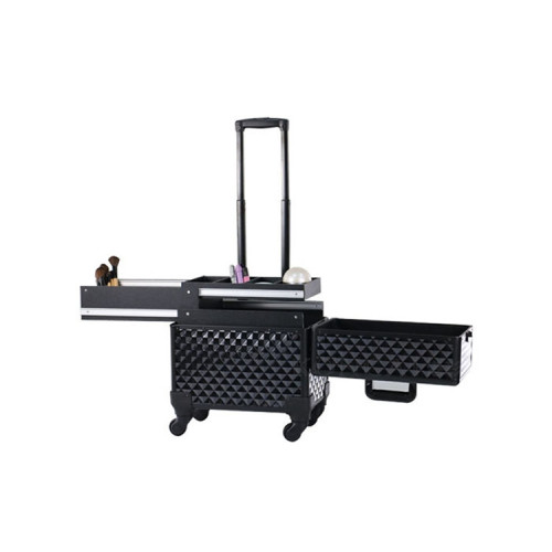 Traveling Dresser Trolley Makeup Case for Show