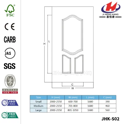 18MM Red Walnut Door Skin