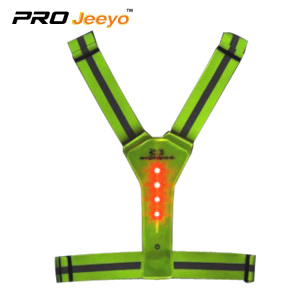 Front&rear LED flashing lights elastic belt