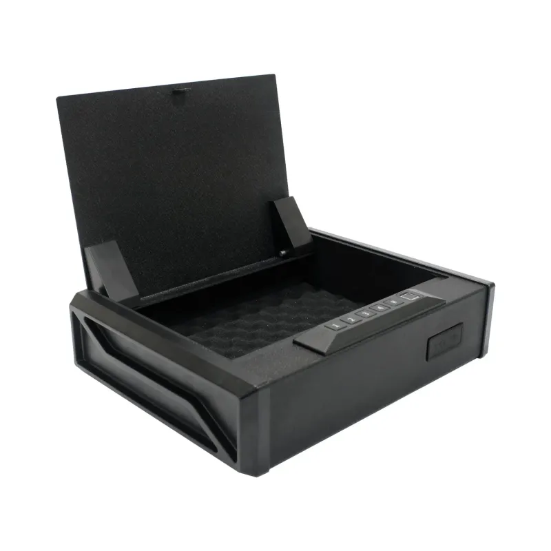 Home Pistol Safe Box with Fingerprint and Key