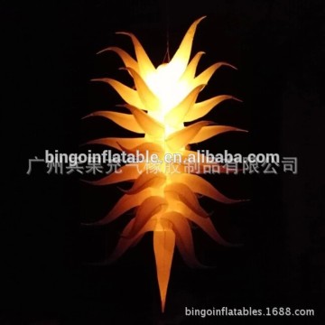 wonderful long inflatable star with colorful changing light for party,trade show