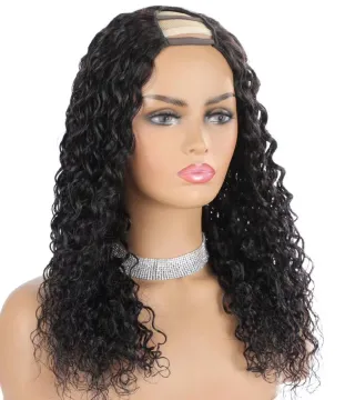 Brazilian Natural Human Hair Wig U Part Wigs Cheap Glueless 150% Density Remy Wigs