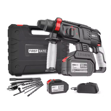 Top Quality 26mm Multifunctional Lithium-Ion Professional Cordless Rotary Hammer Drill Machine