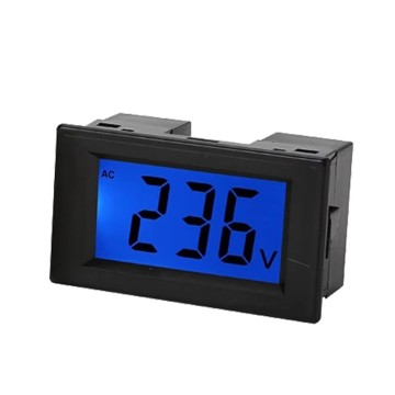 D69-20 LED AC Voltmeter, 80V-500V, Two Wire Digital Display