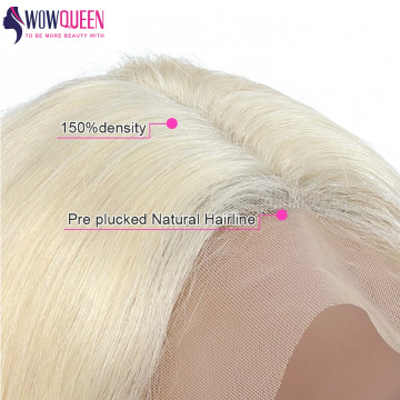 40 Zoll HD Brazilian Full Spitze menschliches Haar Perücken, 100% menschliches Haar HD Blonde 613 Voller Spitzenperücken mit HD -Haaren, Voll -Spitzen -Perücken -Anbieter