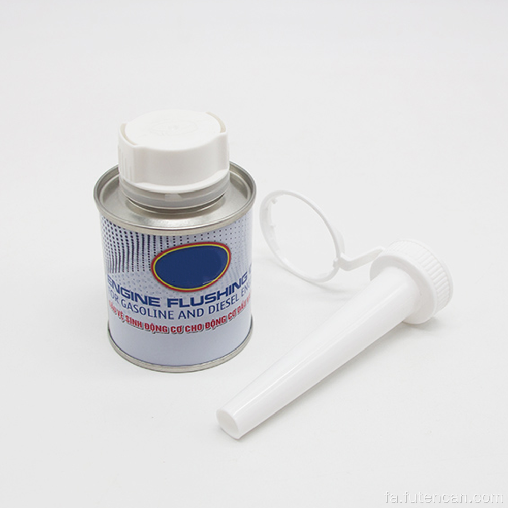 قوطی قلع افزودنی سوخت خالی