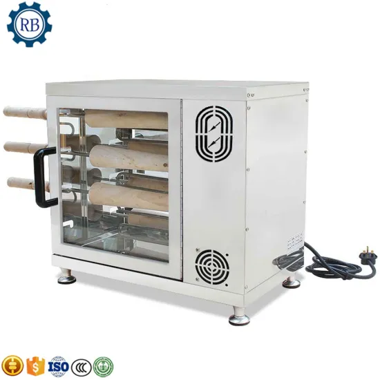 Automatic hone use chimney cake roasting oven chimney cake grill oven chimney bread baking oven chimney rolls toasting machine
