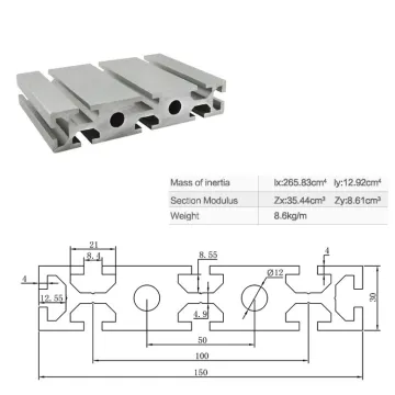 Custom Industrial Display Rack T-Slot Extrusion Aluminum Profile Series 2080 3030 2020 4040