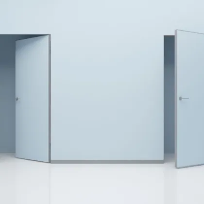 Wooden Interior Hidden Invisible Flush Door for House