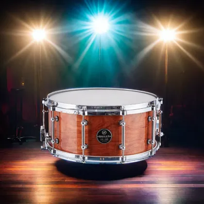 Hailun Chinese Jazz Frame Drum with Jungu Huali Wood and Aluminum Drum Chamber Accessories