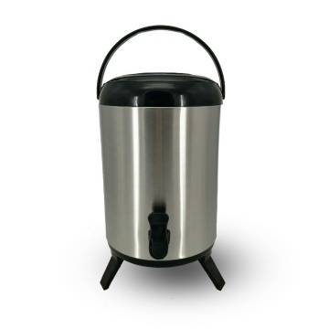 Wholesale High-Quality 10L/12L SS Tea Thermo Bucket Barrel for Bubble Tea & Milk Tea