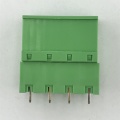 Conector de bloco de terminal de encaixe para PCB de passo de 7,62 mm