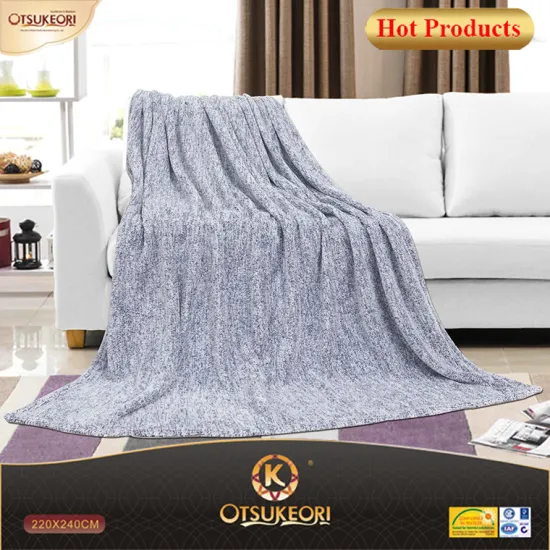 NEW!2017 cheap polyester blanket and thick flannel blanket for win
