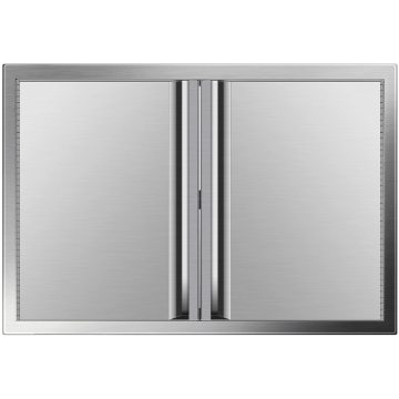 Hyxion Outdoor Kitchen Doors Customized size Stainless Steel Flush Mount Kitchen Door for Outdoor Kitchen and BBQ Island