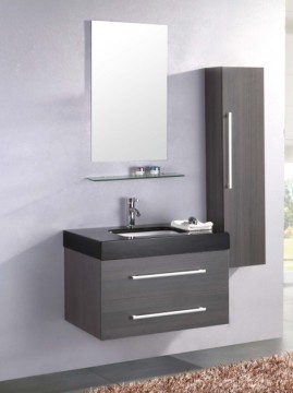 Wall Mounted European MDF Modern Bathroom Vanity