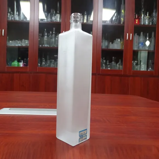 300ML Olive Oil Glass Bottle Manufacturer Square Olive Oil Bottle
