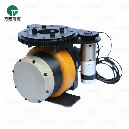 Omnidirectional DC Motor Driving Wheels for AGV Robots in Warehouse Industries