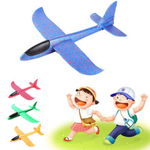 36cm DIY flying plane Hand Throw Flying Glider airplanes Toys For Children Foam Aeroplane Model Party Outdoor Fillers Glider