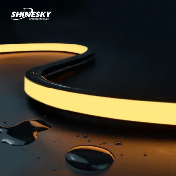Shinesky Silicone Outdoor Black Top Bend 1615 Neon LED Strip 24V Addressable CCT RGB RGBW