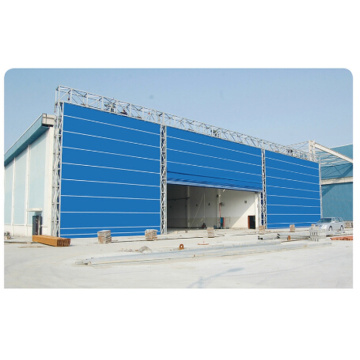 PVC Fabric Lifting Huge Folding Up Garage Door