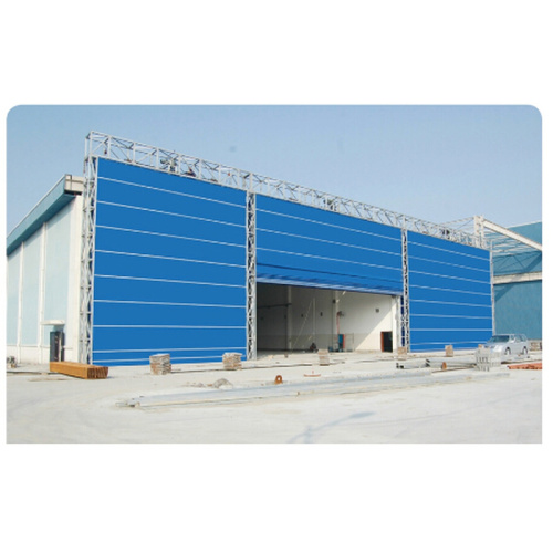 Pëlhurë PVC heqjen e madhe Folding Up Garage Door