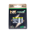 Bateria alcalina AA HW LR6 (caixa de papel)