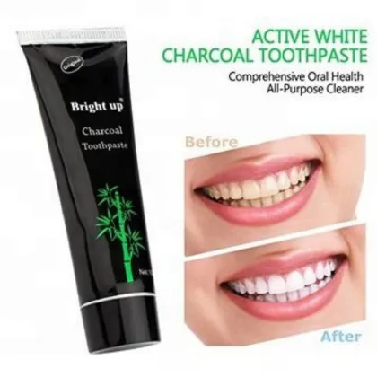 Bright Up Charcoal Private Label Rapid Whitening Toothpaste