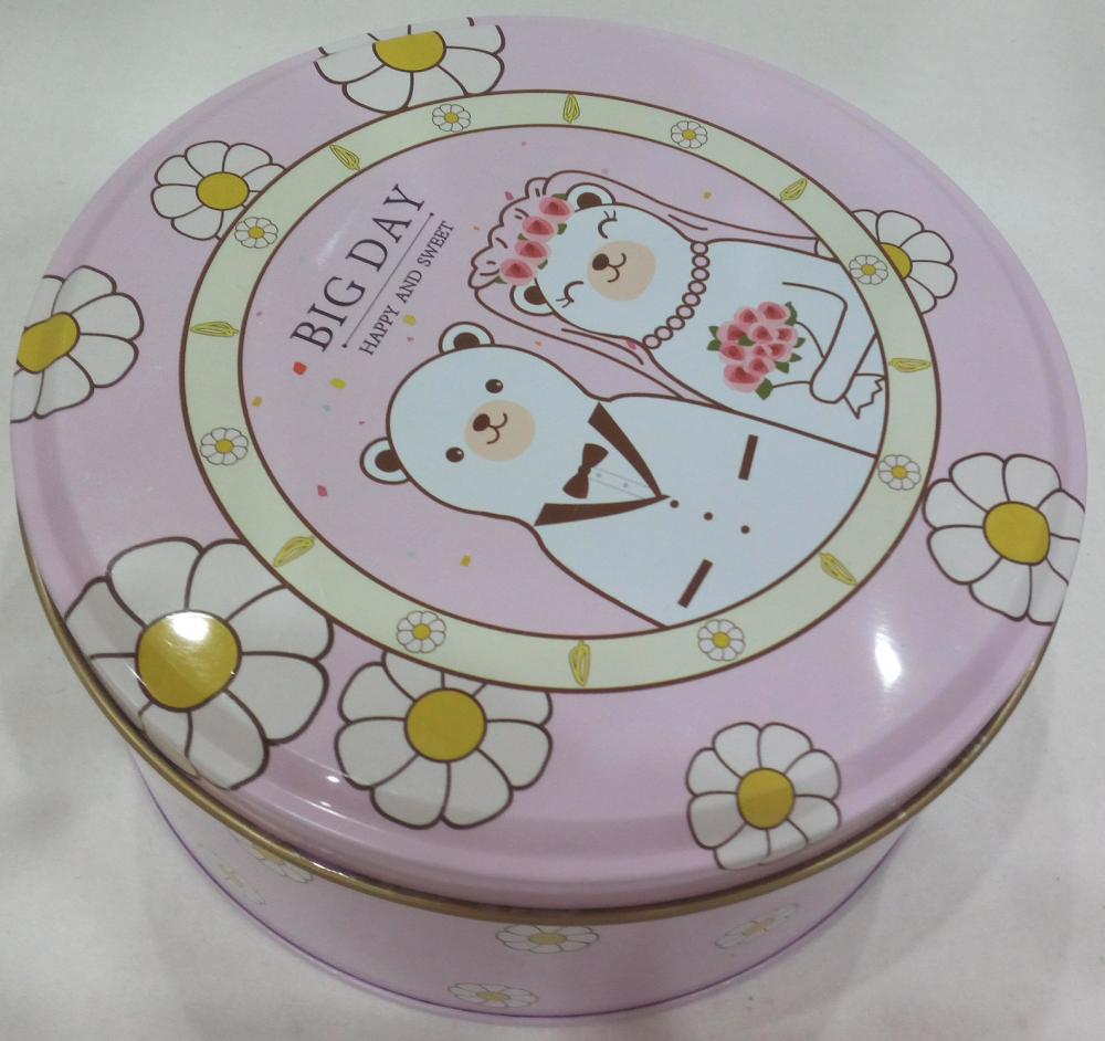 Little bear couple Chocolate Tin Box