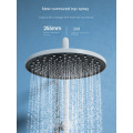 White four-function large platform Ceramic spool shower set