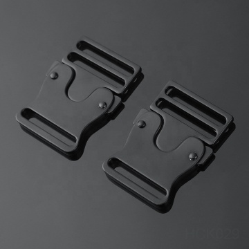 Factory Supply 32mm/1.25 Inch Extra-Thin Metal Black Quick Side Release Buckle