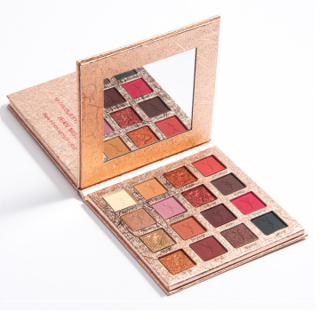 Private Label Vegan Glitzer Matte Schimmer Lidschattenpalette OEM