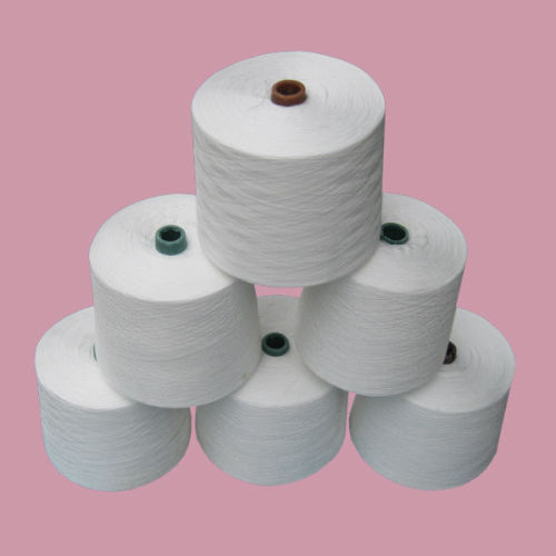 china manufacturer in 100% ring spun polyester raw yarn 50/2