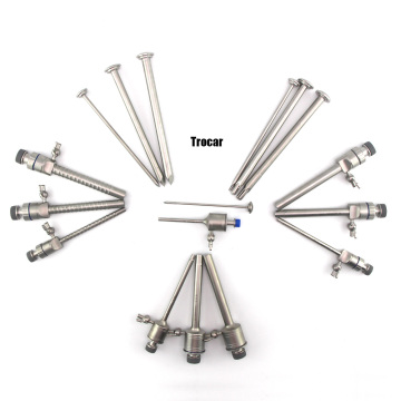 Trocart de canule magnétique chirurgicale laparoscopique réutilisable 5 mm