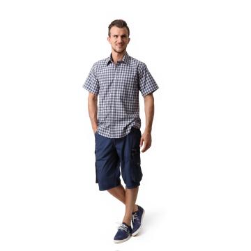 Short chino en coton tissé masculin