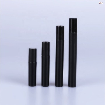 Cute Black Plastic Perfume Spray Bottles with Lids for Cosmetics