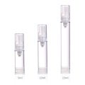 Empty Refillable Clear Plastic Airless Vacuum Pump Bottle