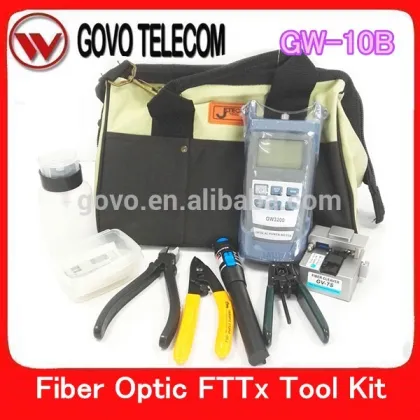 [NEW ARRIVAL] GW-10A/GW-10B fiber optic FTTH Tool Kits with CFS-2 Fiber Stripper