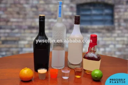 Hard Plastic 1-2 OZ Shooter Glasses Clear Party Essentials Cup