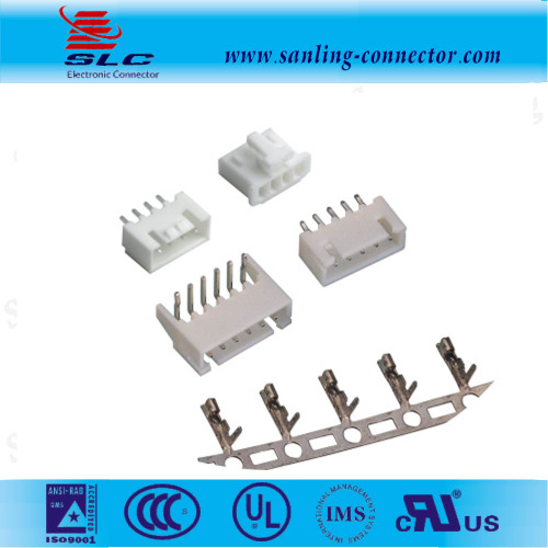 Wafer*Housing*Brass Terminal connector 1.0*1.25*1.5*2.0* 2.5mmPitch 2.5mm*4Pin Spade Terminal Connector